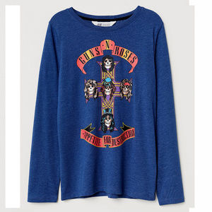 Guns N Roses Boys metal rock Official T-Shirt 4-6 6-8 8-10 NWT